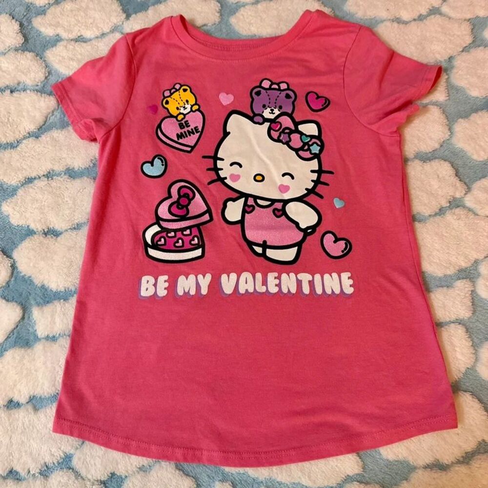 Jumping Beans Hello Kitty Valentine Tshirt Size 8